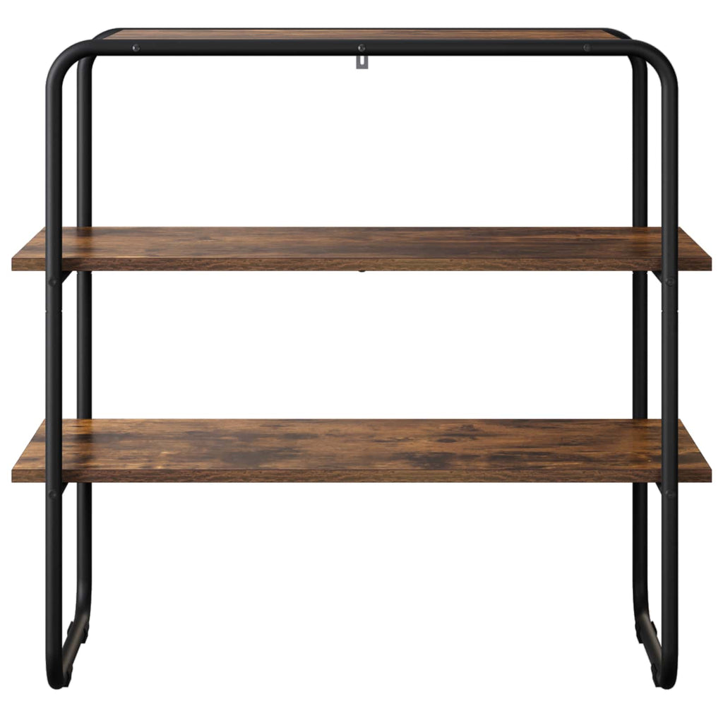 vidaXL Konsola Dąb wędzony 80 x 41 x 75 cm Drewno inżynieryjne
