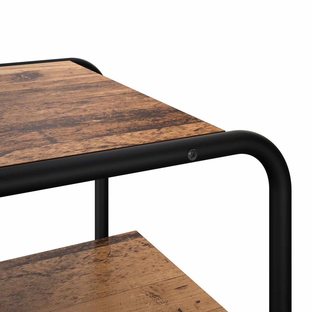 vidaXL Konsola Stare drewno 100 x 41 x 75 cm Drewno inżynieryjne