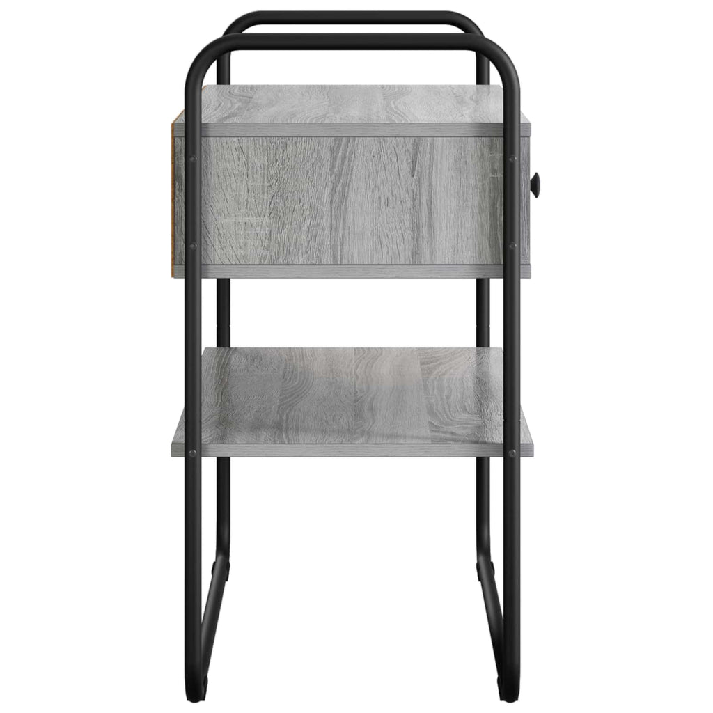 vidaXL Konsola Szary Sonoma 80 x 40 x 75 cm Drewno inżynieryjne