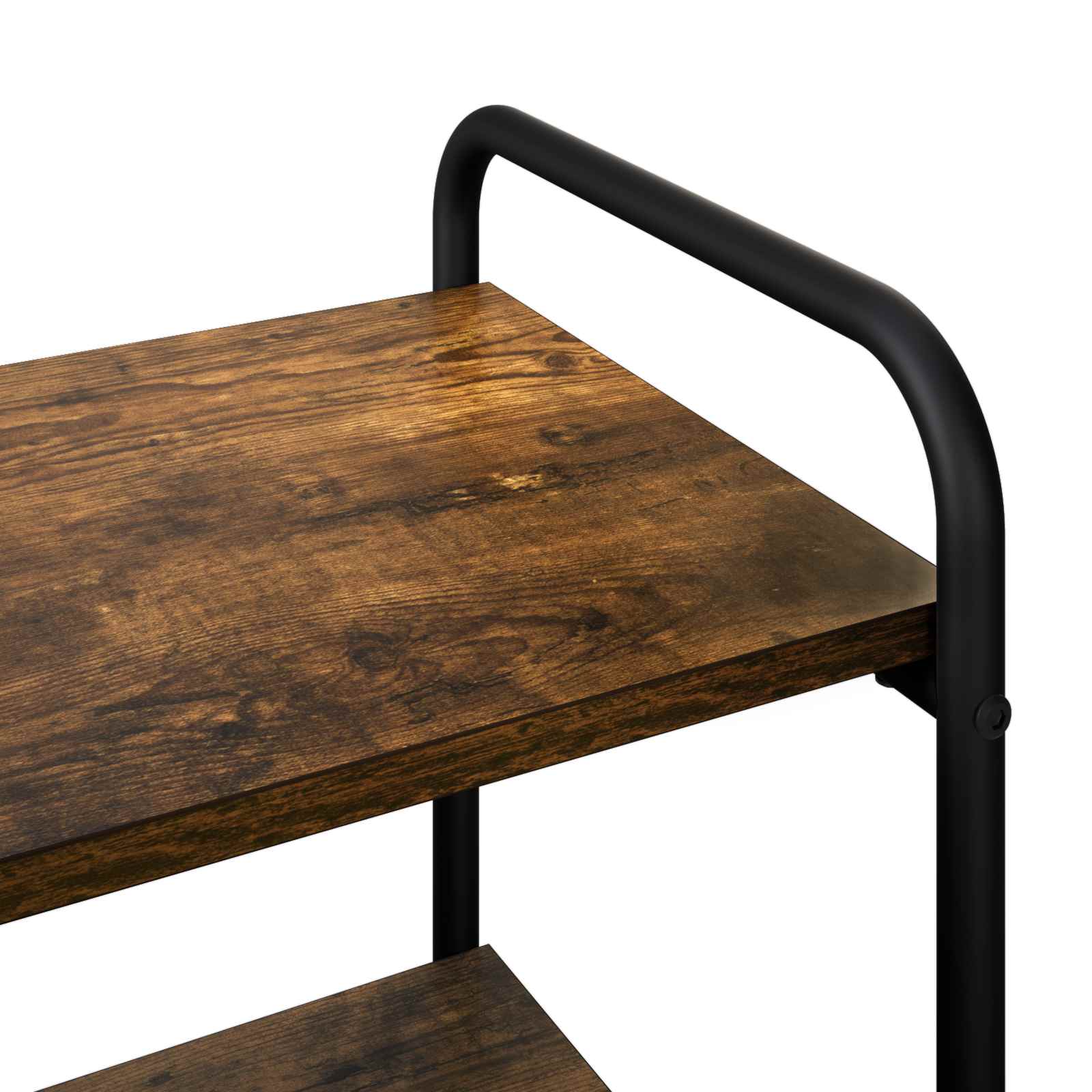 vidaXL Konsola Dąb wędzony 80 x 35 x 75 cm Drewno inżynieryjne