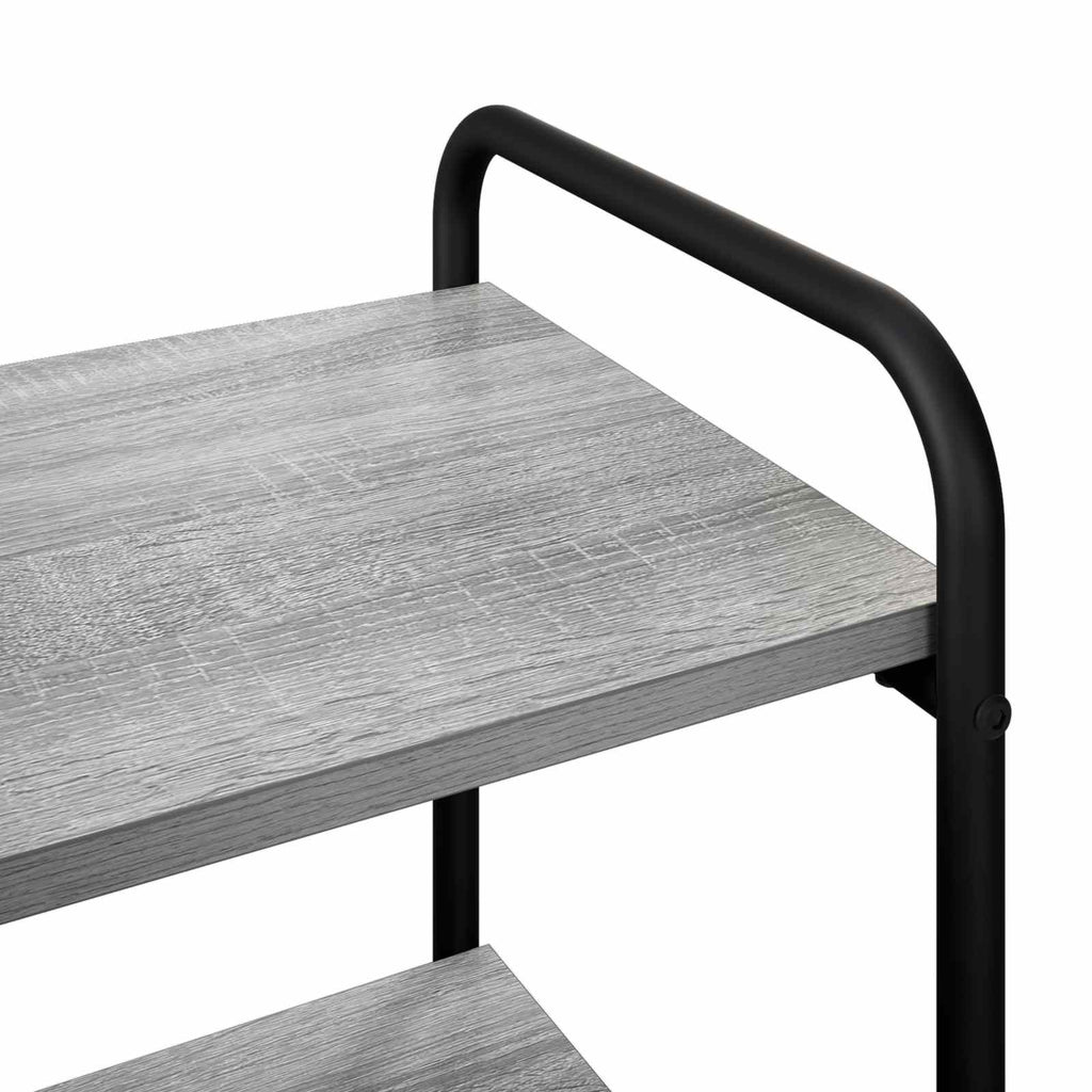 vidaXL Konsola Szary Sonoma 80 x 35 x 75 cm Drewno inżynieryjne