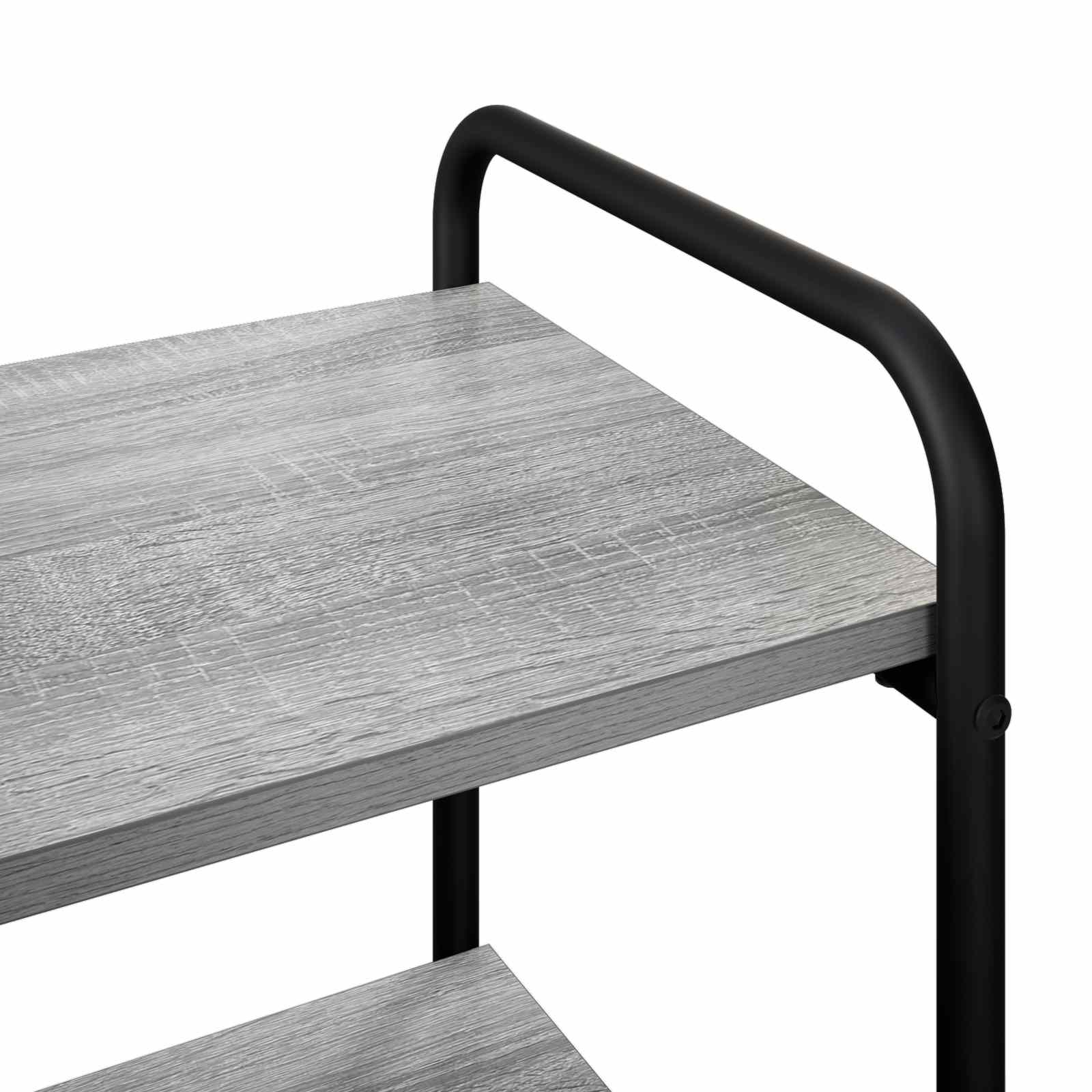 vidaXL Konsola Szary Sonoma 80 x 35 x 75 cm Drewno inżynieryjne