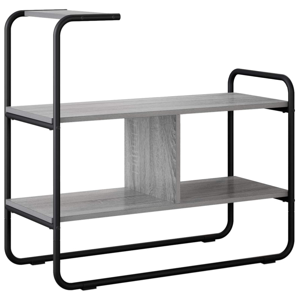 vidaXL Konsola Szary Sonoma 80 x 35 x 75 cm Drewno inżynieryjne