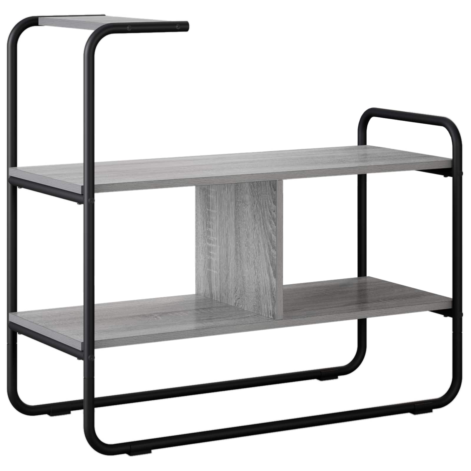 vidaXL Konsola Szary Sonoma 80 x 35 x 75 cm Drewno inżynieryjne