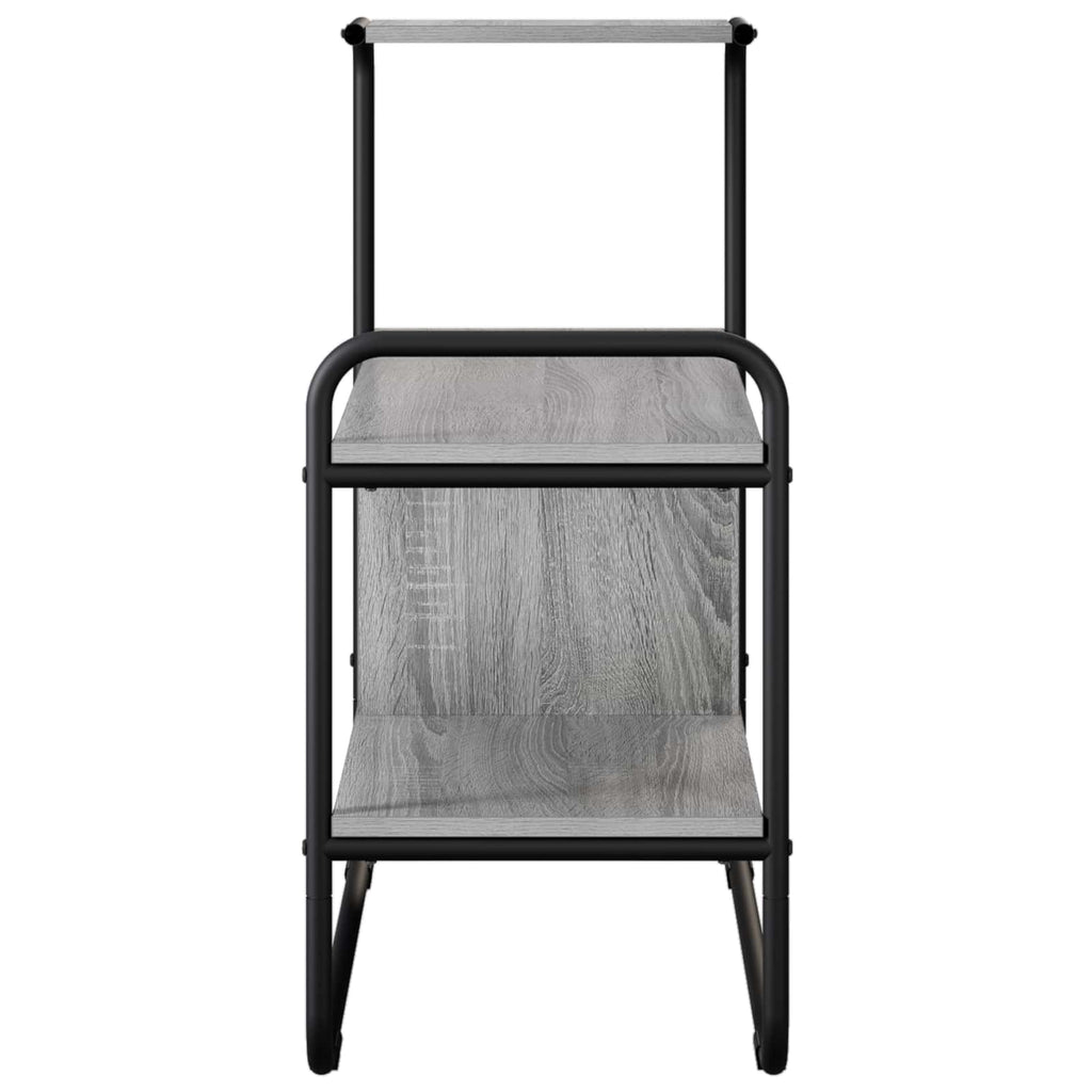 vidaXL Konsola Szary Sonoma 80 x 35 x 75 cm Drewno inżynieryjne