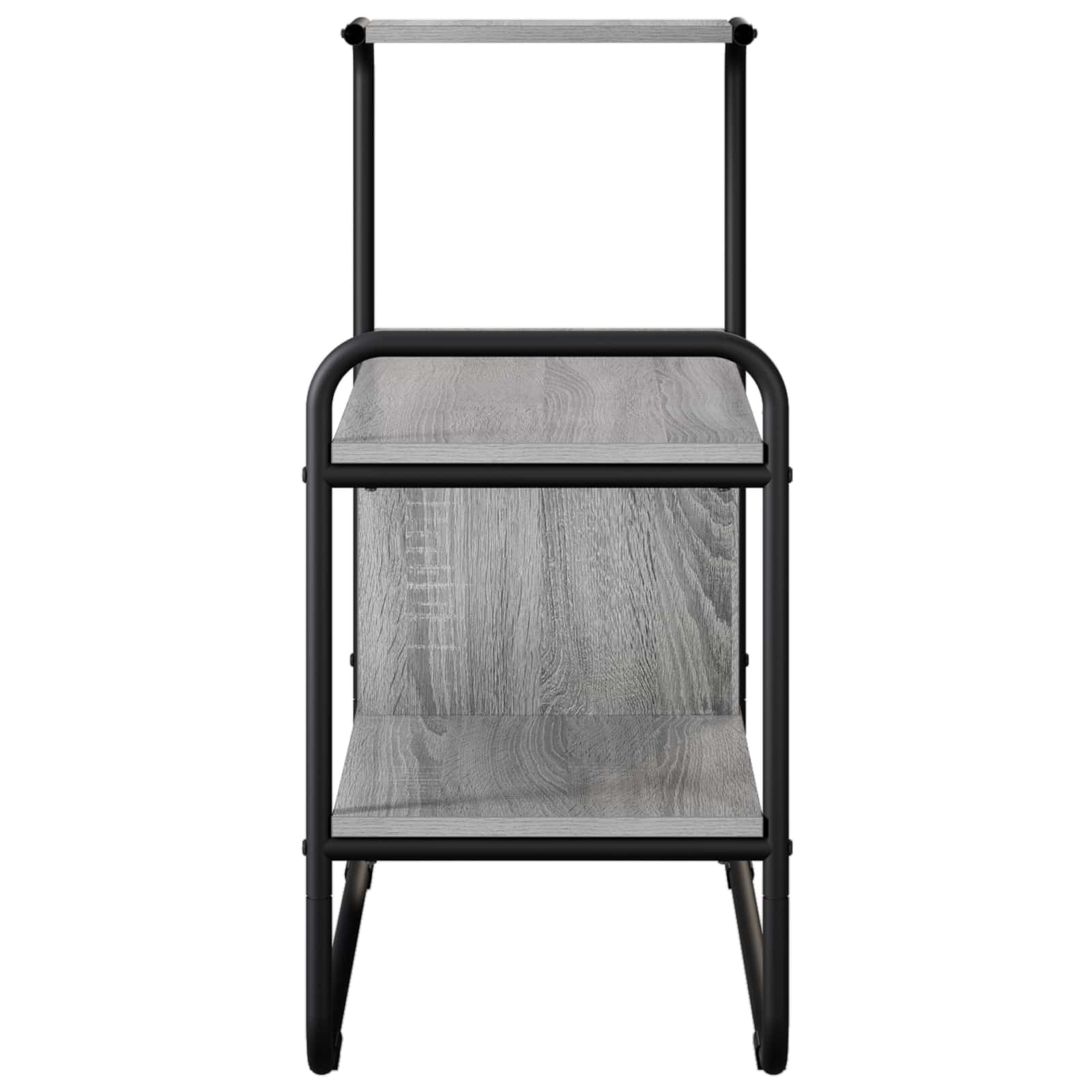 vidaXL Konsola Szary Sonoma 80 x 35 x 75 cm Drewno inżynieryjne