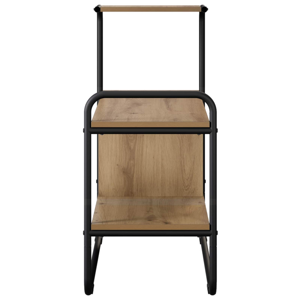 vidaXL Konsola Dąb artisan 80 x 35 x 75 cm Drewno inżynieryjne
