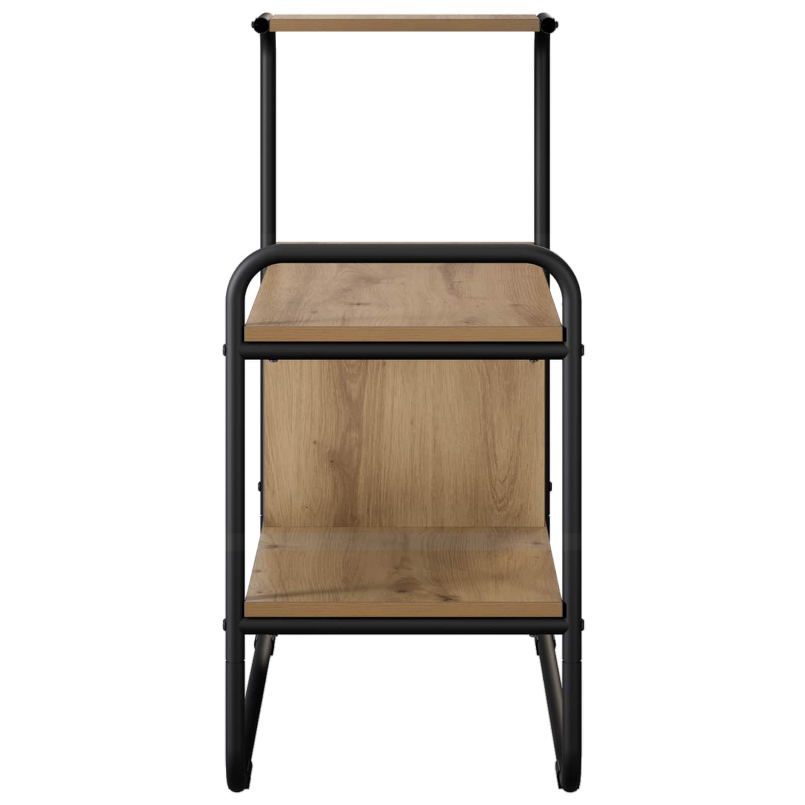 vidaXL Konsola Dąb artisan 80 x 35 x 75 cm Drewno inżynieryjne
