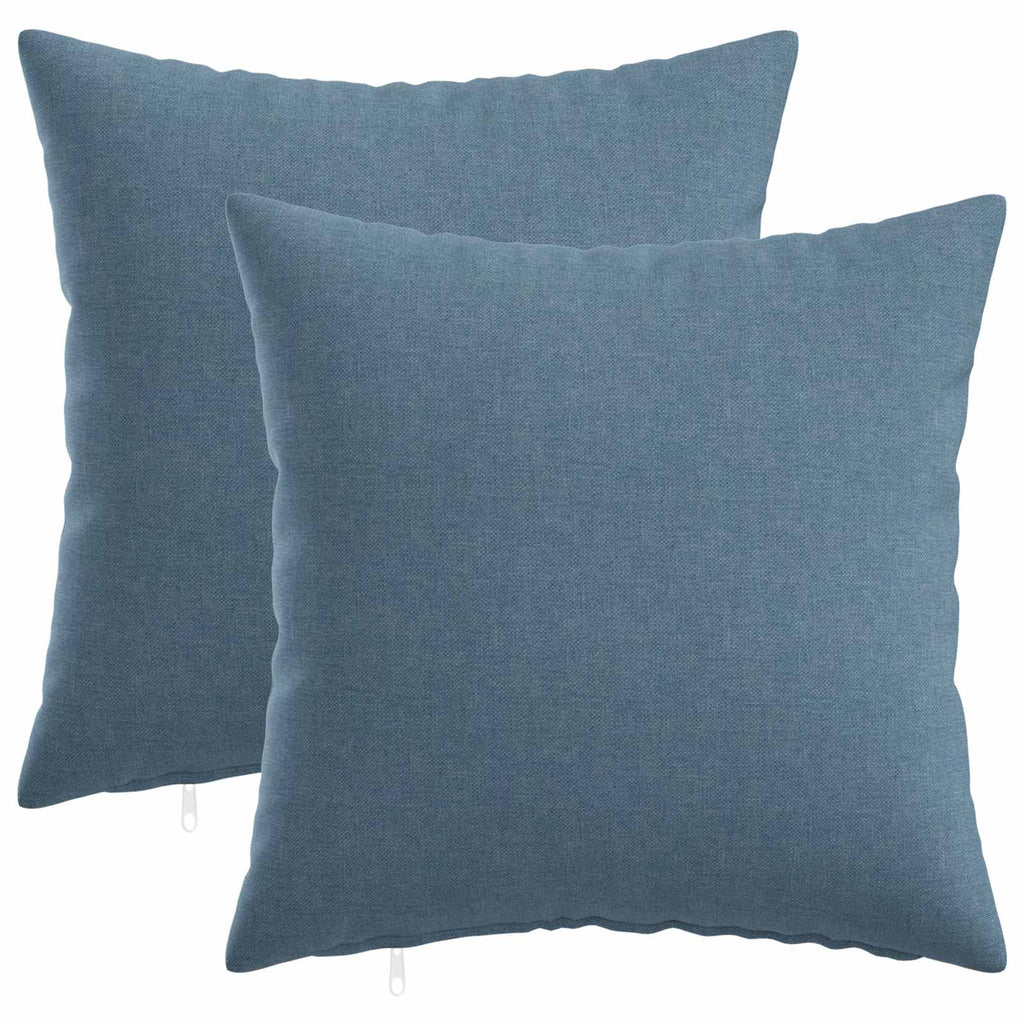 vidaXL Poszewka na poduszkę 2 szt. HEERLEN Niebieski dżins 30 x 30 cm