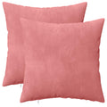 vidaXL Poszewka na poduszkę 2 pcs HEERLEN różowy 30 x 30 cm Welur