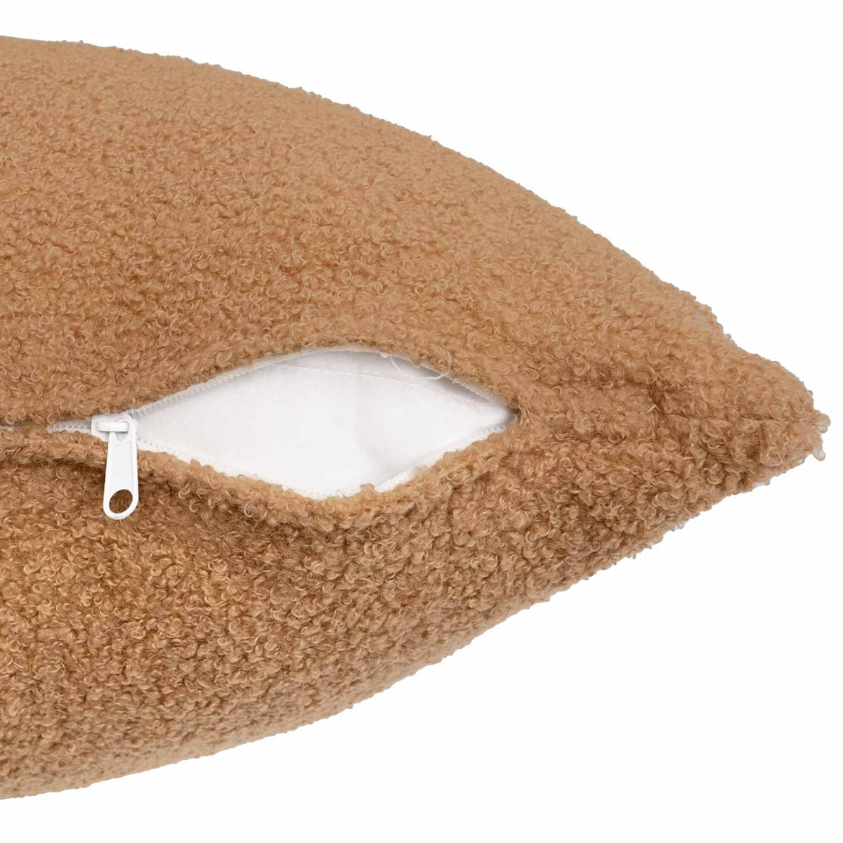 vidaXL Poszewka na poduszkę 6 pcs HEERLEN Beżowy 30 x 30 cm Bouclé