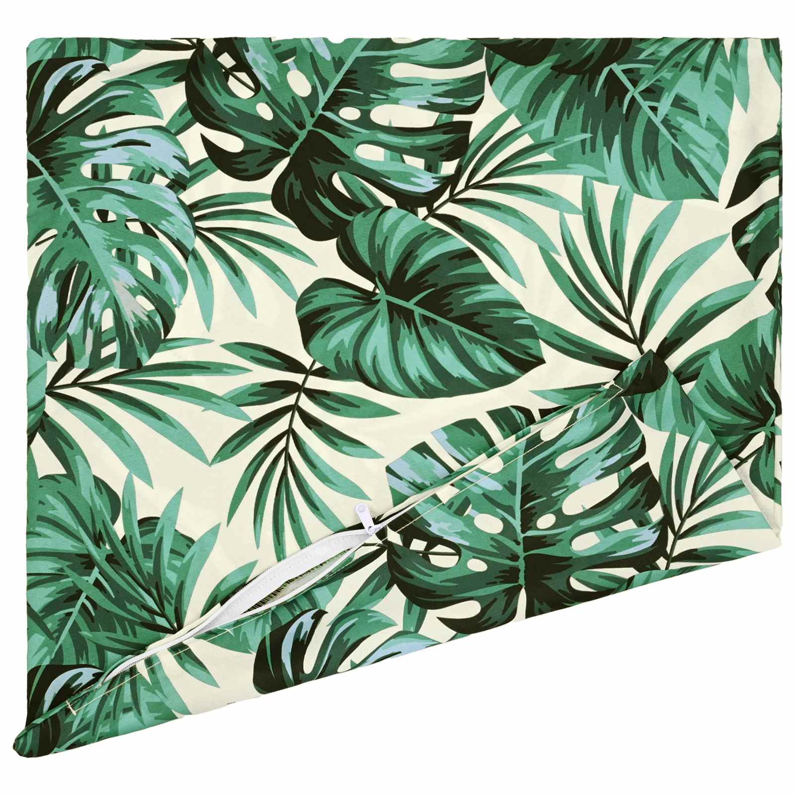 vidaXL Poszewka na poduszkę 2 pcs HEERLEN motyw liści 30 x 30 cm