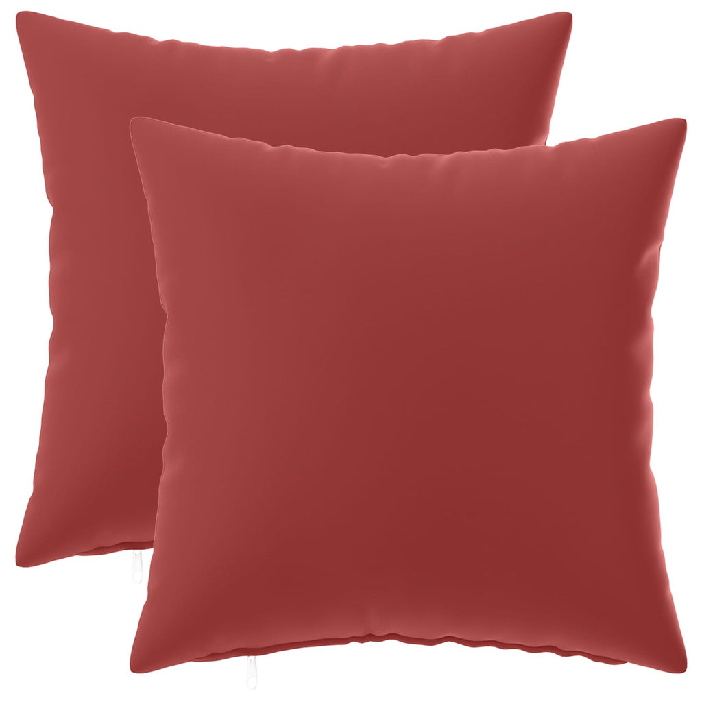 vidaXL Poszewka na poduszkę 2 pcs HEERLEN Czerwone wino 30 x 30 cm