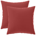vidaXL Poszewka na poduszkę 2 pcs HEERLEN Czerwone wino 30 x 30 cm