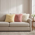 vidaXL Poszewka na poduszkę 2 pcs HEERLEN Biały 40 x 40 cm Fleece PV