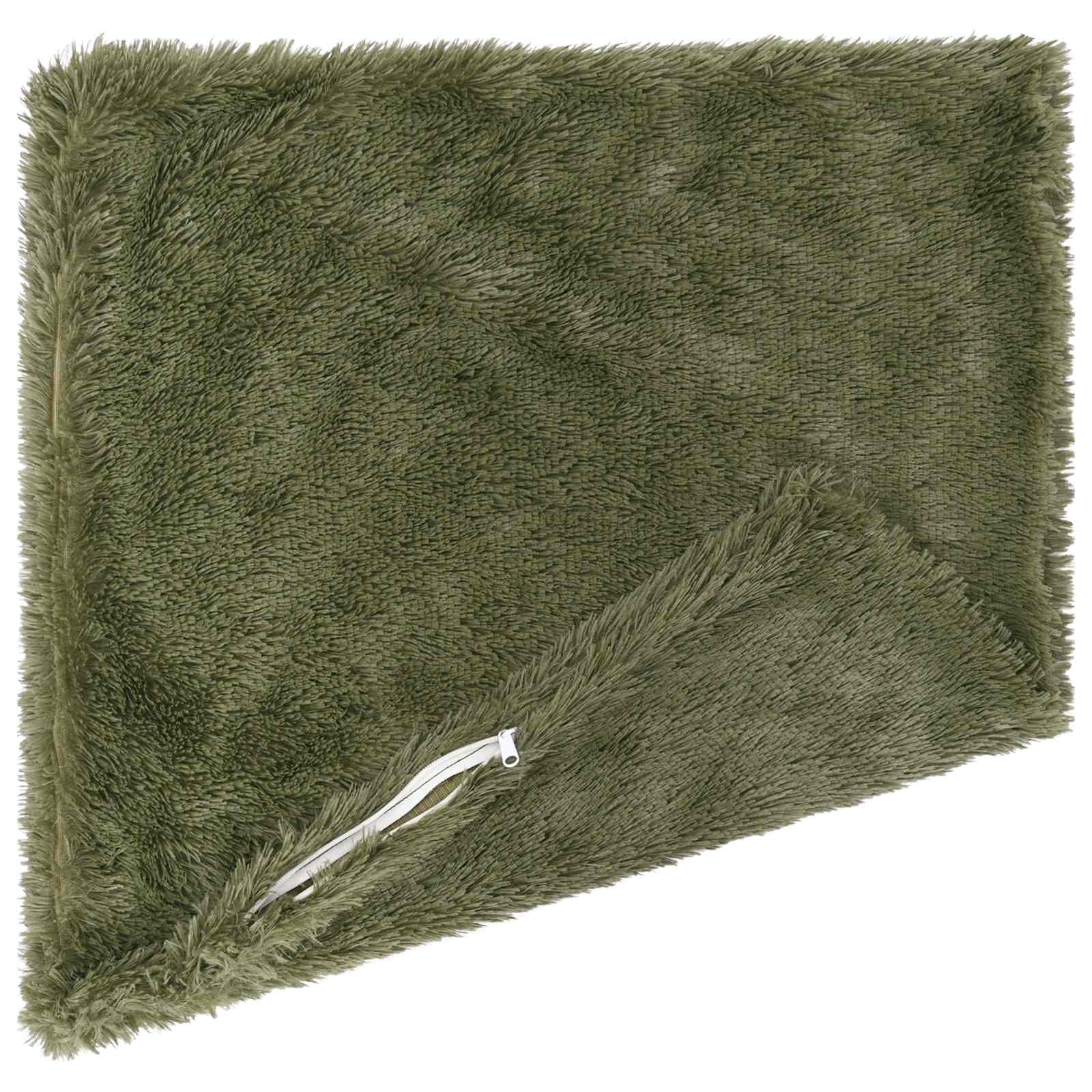 vidaXL Poszewka na poduszkę 6 pcs HEERLEN zielony 30 x 30 cm Fleece PV
