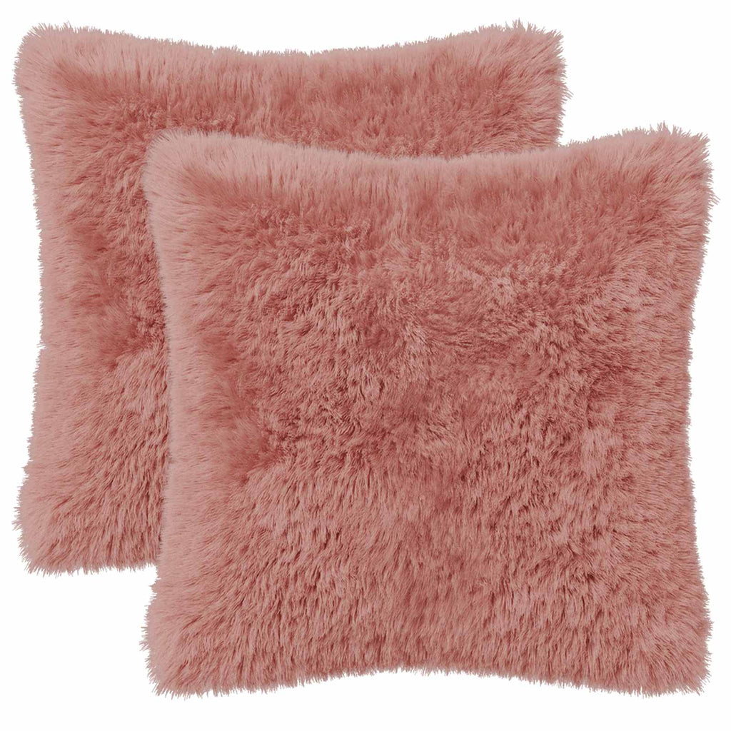 vidaXL Poszewka na poduszkę 2 pcs HEERLEN różowy 30 x 30 cm Fleece PV