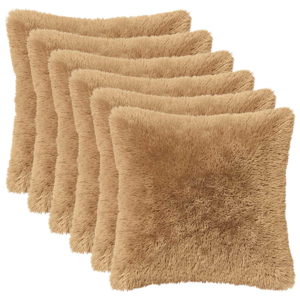 vidaXL Poszewka na poduszkę 6 pcs HEERLEN Ciemnoszary 30 x 30 cm