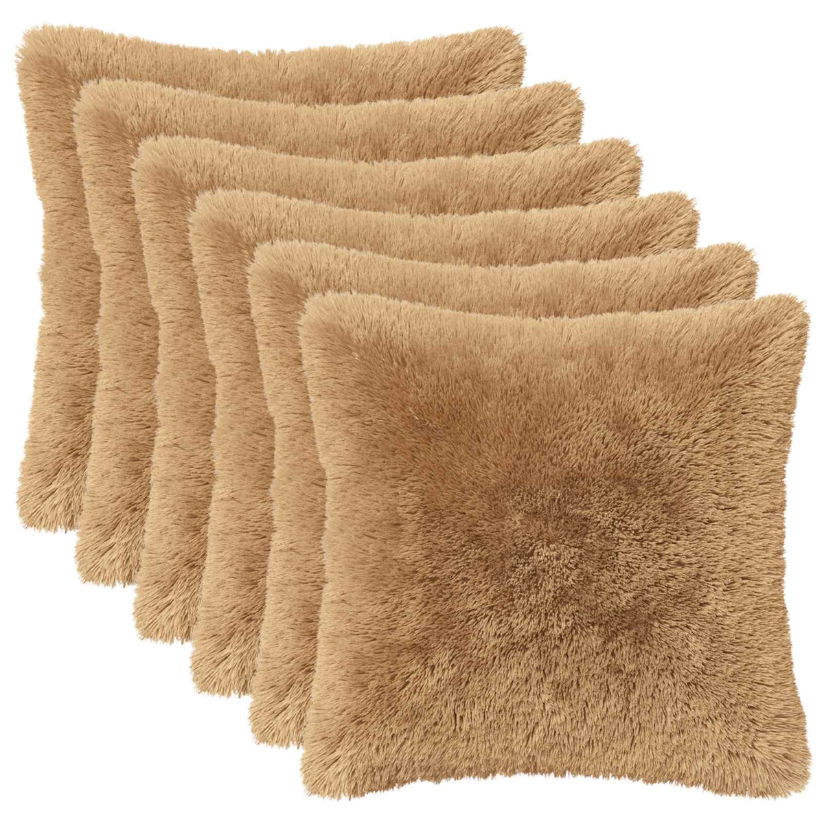 vidaXL Poszewka na poduszkę 6 pcs HEERLEN Ciemnoszary 30 x 30 cm