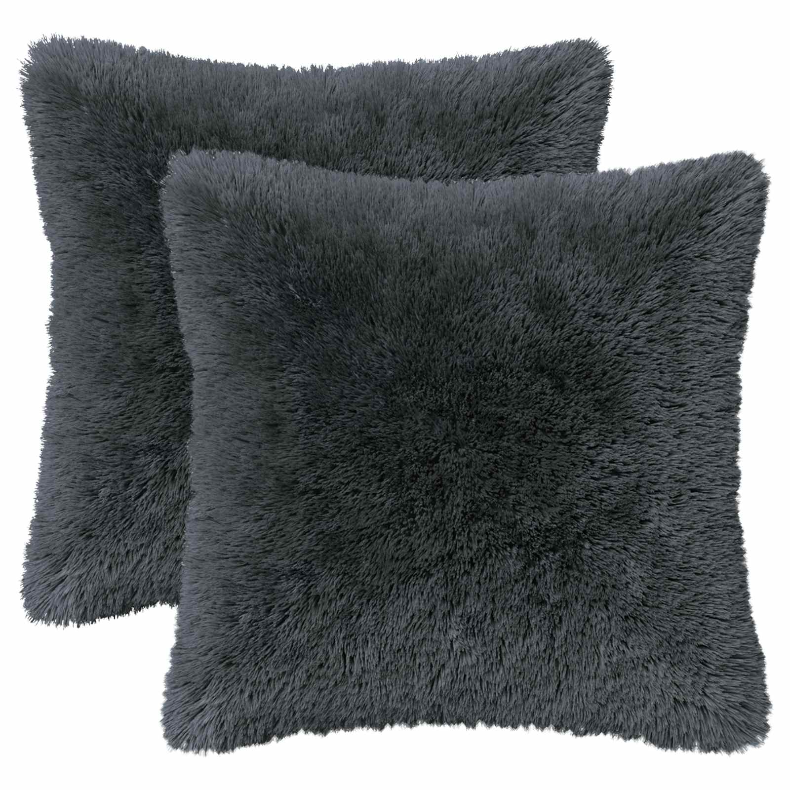 vidaXL Poszewka na poduszkę 2 pcs HEERLEN antracytowy 30 x 30 cm