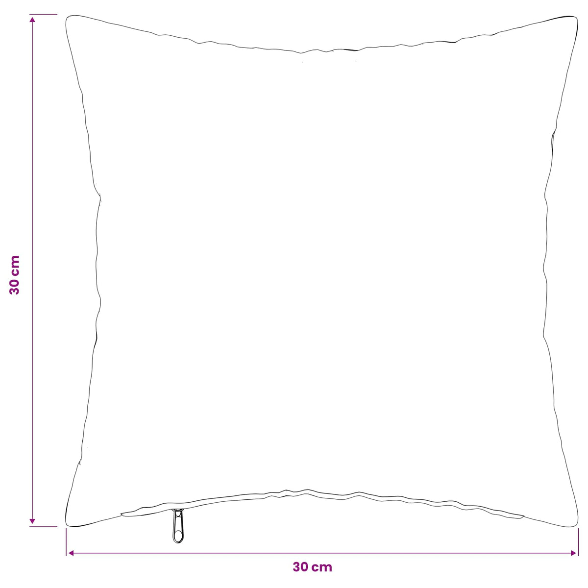 vidaXL Poszewka na poduszkę 6 pcs HEERLEN Czarny 30 x 30 cm Flanela