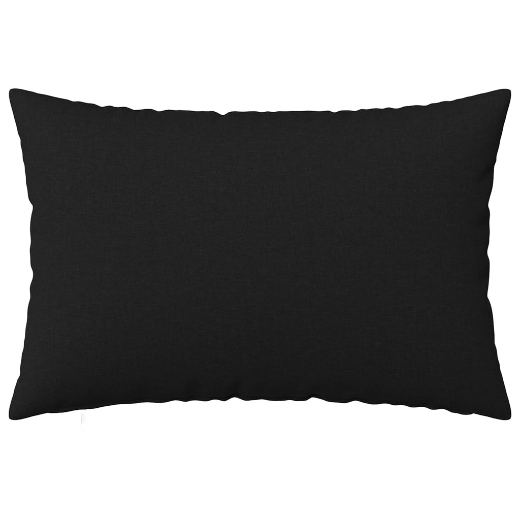 vidaXL Poszewka na poduszkę 2 szt. HEERLEN Czarny 30 x 50 cm tkanina