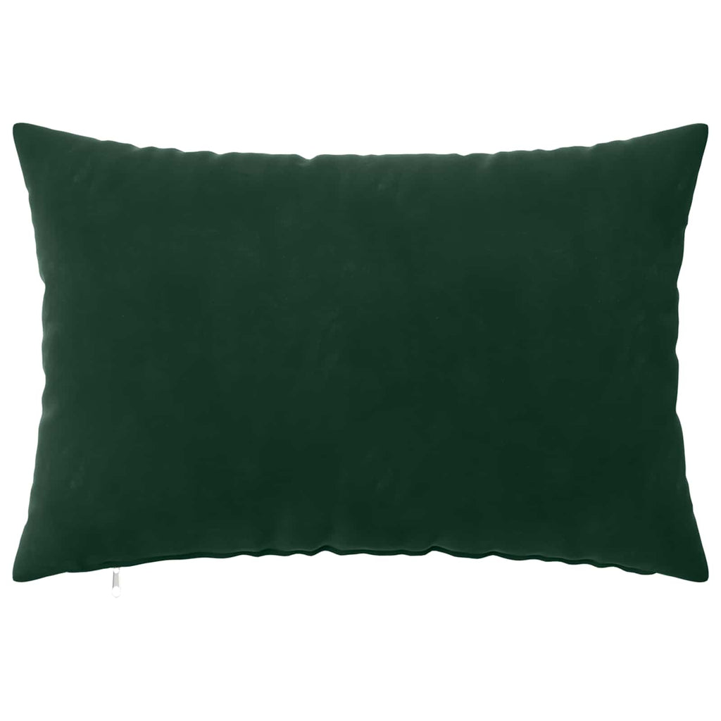 vidaXL Poszewka na poduszkę 2 pcs HEERLEN Ciemnozielony 30 x 50 cm
