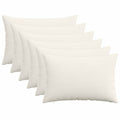 vidaXL Poszewka na poduszkę 6 pcs HEERLEN kremowy 30 x 50 cm sztruks