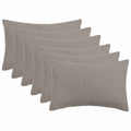 vidaXL Poszewka na poduszkę 6 pcs HEERLEN jasnoszary 30 x 50 cm Bouclé
