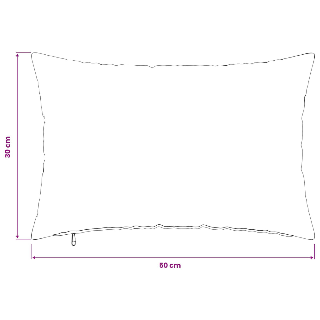 vidaXL Poszewka na poduszkę 6 pcs HEERLEN ciemnoszary 30 x 50 cm