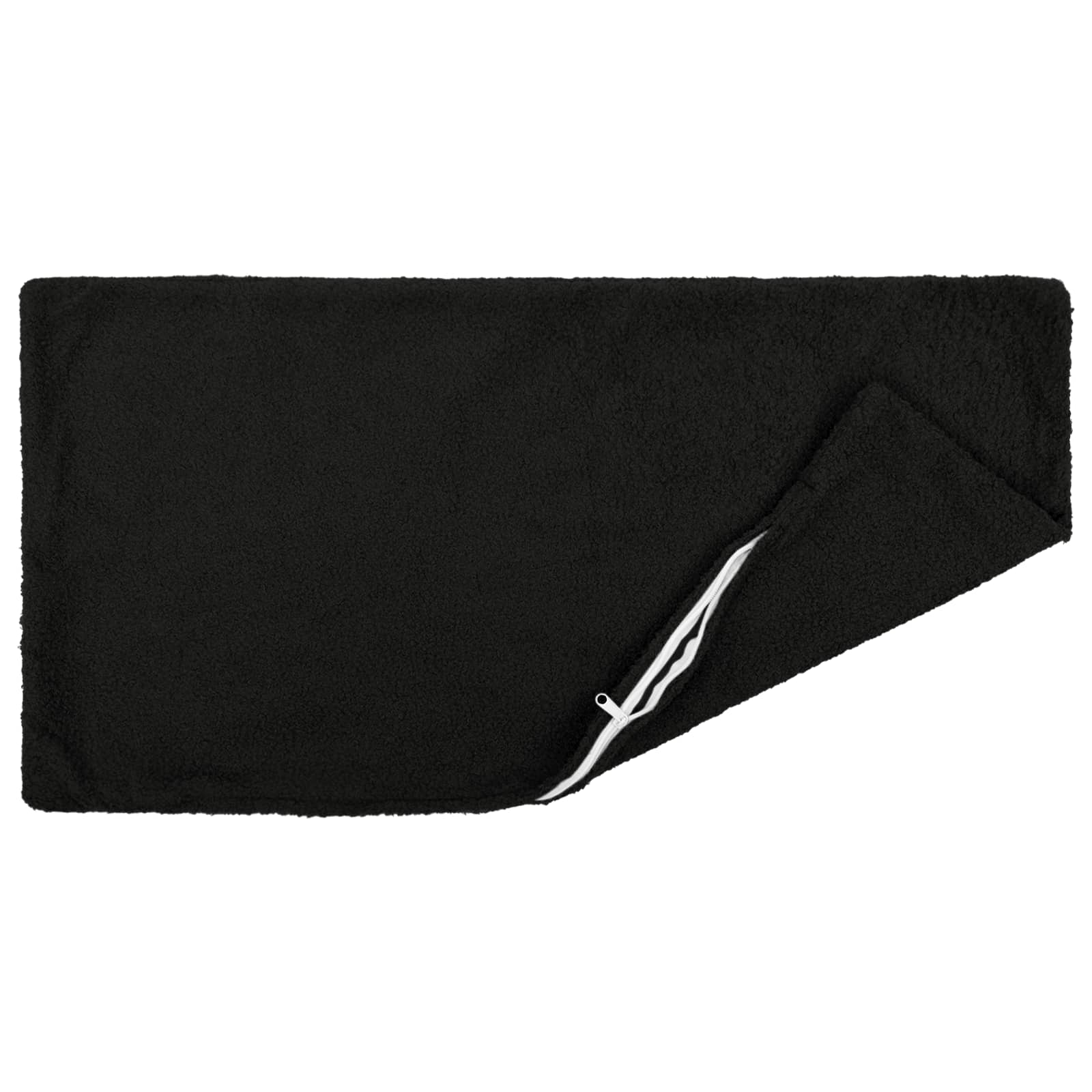 vidaXL Poszewka na poduszkę 6 pcs HEERLEN Czarny 30 x 50 cm Bouclé
