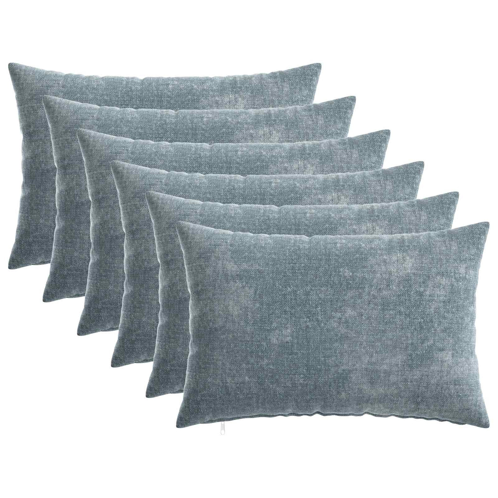 vidaXL Poszewka na poduszkę 6 pcs HEERLEN Jasnoniebieski 30 x 50 cm