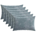 vidaXL Poszewka na poduszkę 6 pcs HEERLEN Jasnoniebieski 30 x 50 cm