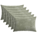 vidaXL Poszewka na poduszkę 6 pcs HEERLEN zielony 30 x 50 cm