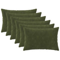 vidaXL Poszewka na poduszkę 6 pcs HEERLEN zielony 30 x 50 cm