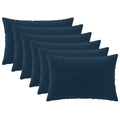 vidaXL Poszewka na poduszkę 6 pcs HEERLEN niebieski 30 x 50 cm
