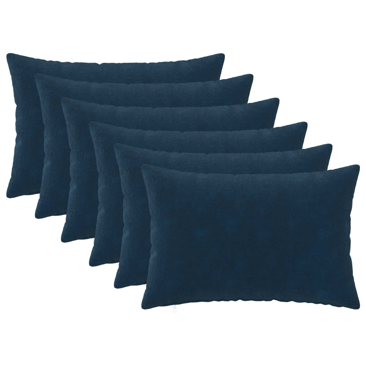 vidaXL Poszewka na poduszkę 6 pcs HEERLEN niebieski 30 x 50 cm