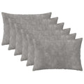 vidaXL Poszewka na poduszkę 6 pcs HEERLEN jasnoszary 30 x 50 cm