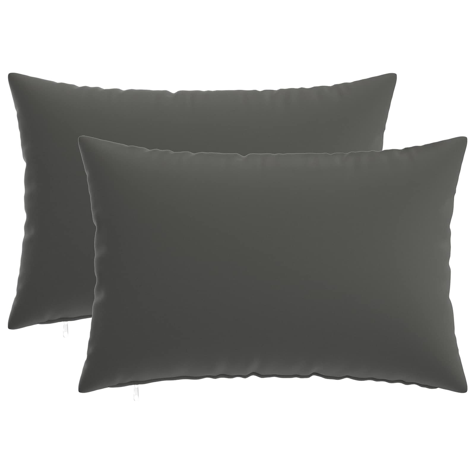 vidaXL Poszewka na poduszkę 2 pcs HEERLEN antracytowy 30 x 50 cm