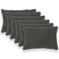 vidaXL Poszewka na poduszkę 6 pcs HEERLEN ciemnoszary 30 x 50 cm