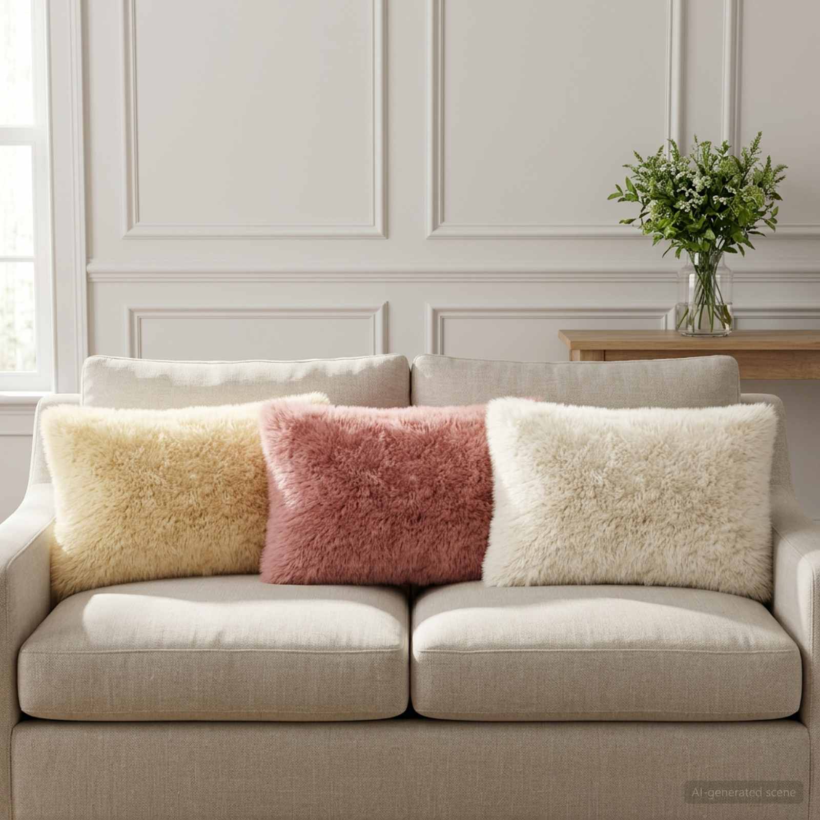 vidaXL Poszewka na poduszkę 6 pcs HEERLEN różowy 40 x 60 cm Fleece PV