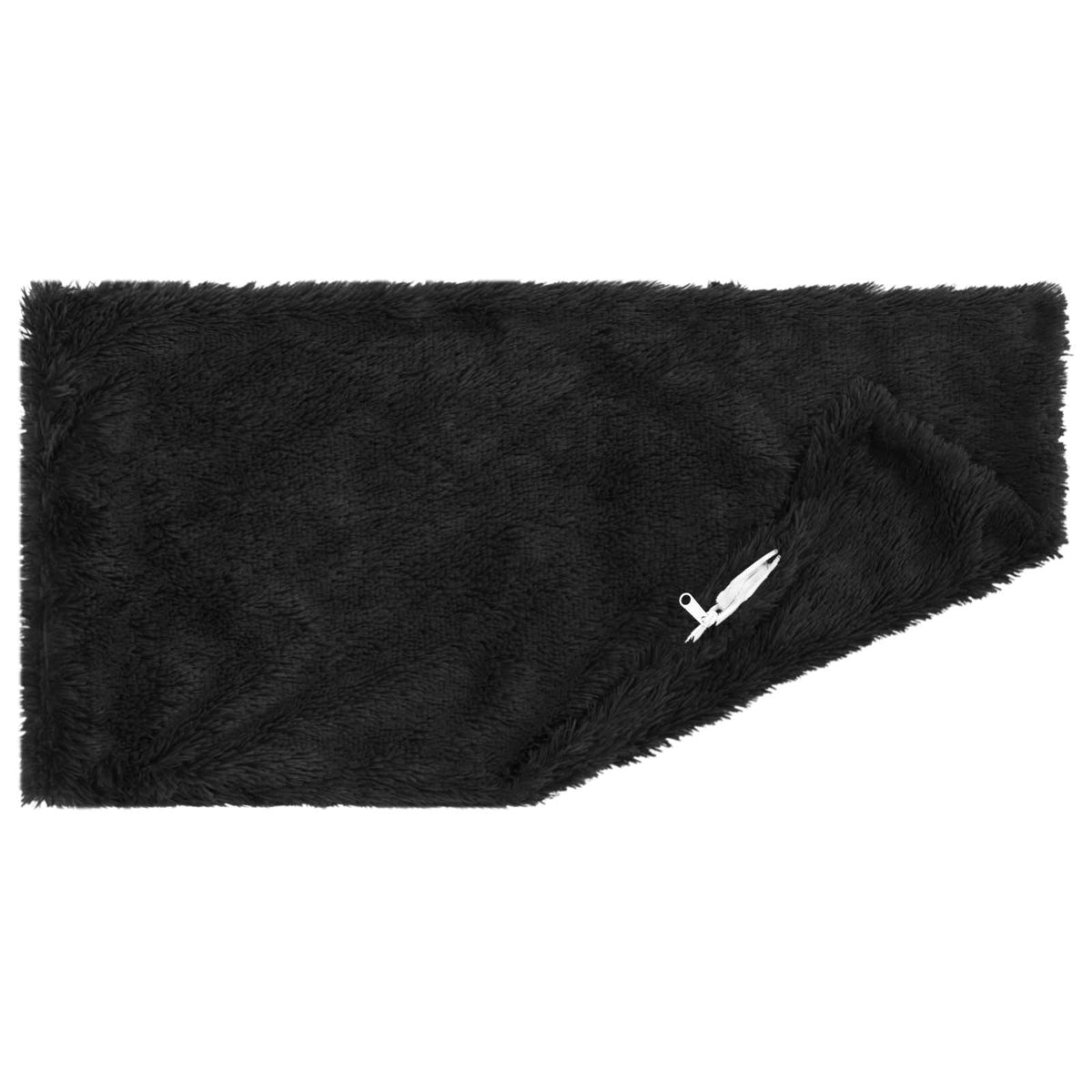 vidaXL Poszewka na poduszkę 6 pcs HEERLEN Czarny 30 x 50 cm Fleece PV