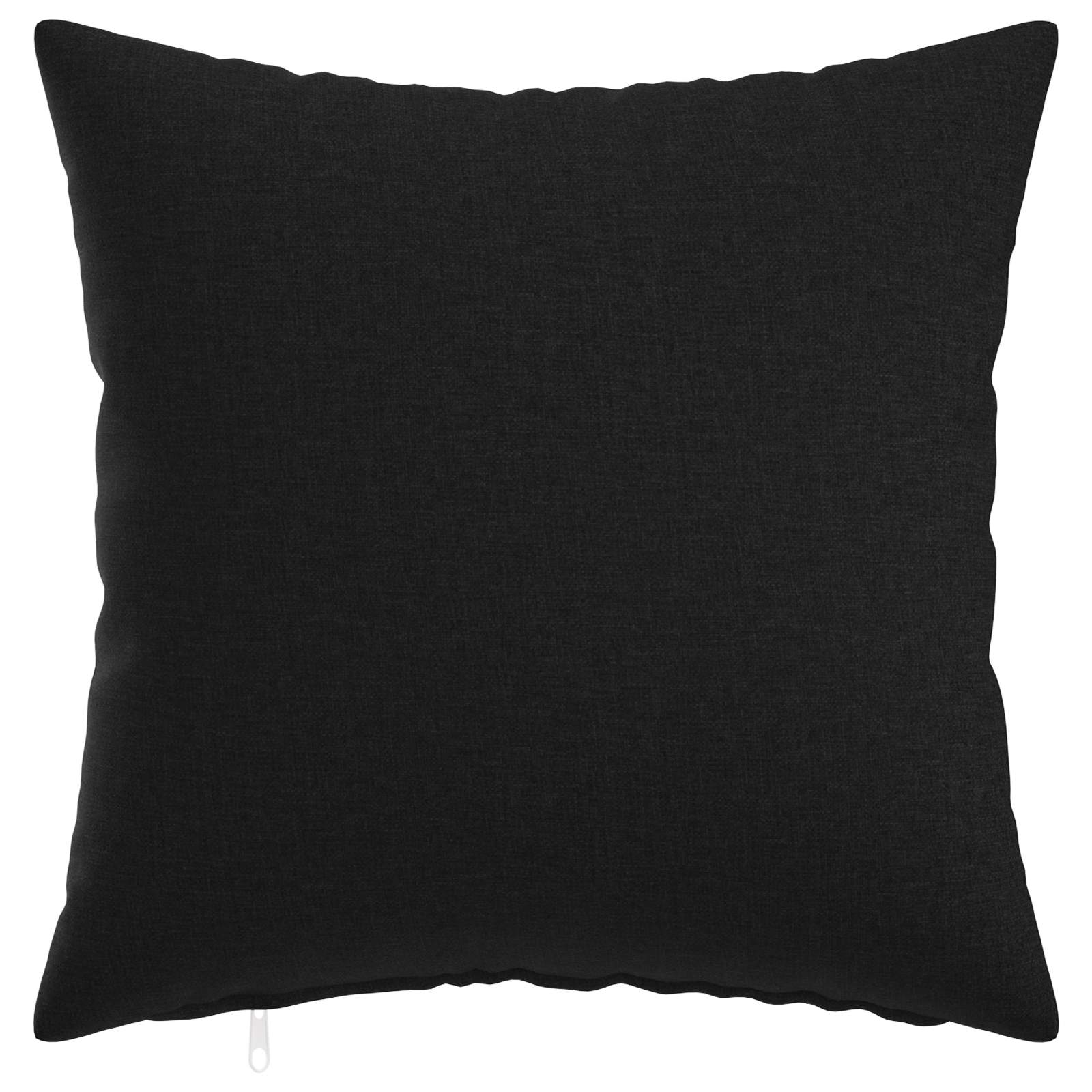 vidaXL Poszewka na poduszkę 2 szt. HEERLEN Czarny 35 x 35 cm tkanina