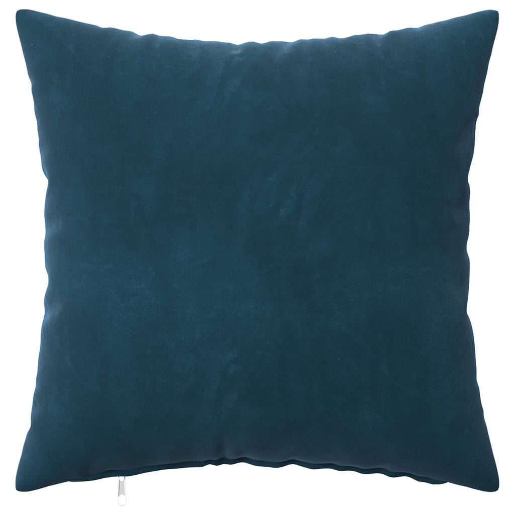 vidaXL Poszewka na poduszkę 2 pcs HEERLEN niebieski 35 x 35 cm Welur