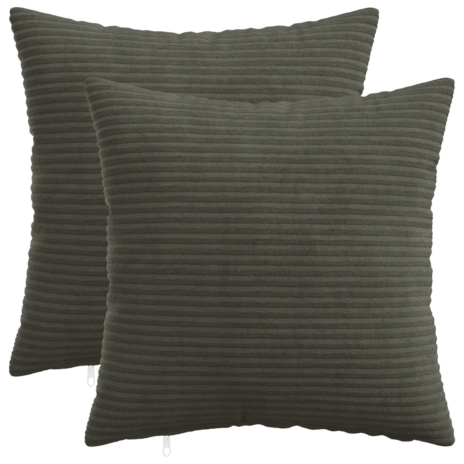vidaXL Poszewka na poduszkę 2 pcs HEERLEN antracytowy 35 x 35 cm
