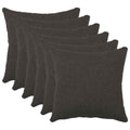 vidaXL Poszewka na poduszkę 6 pcs HEERLEN ciemnoszary 35 x 35 cm
