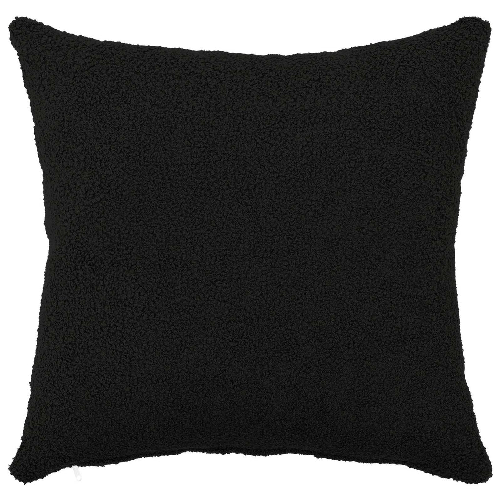 vidaXL Poszewka na poduszkę 6 pcs HEERLEN Czarny 35 x 35 cm Bouclé