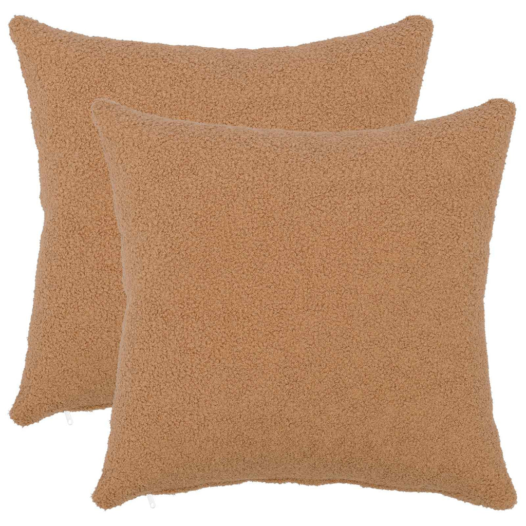 vidaXL Poszewka na poduszkę 2 pcs HEERLEN Beżowy 35 x 35 cm Bouclé