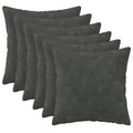vidaXL Poszewka na poduszkę 6 pcs HEERLEN antracytowy 35 x 35 cm