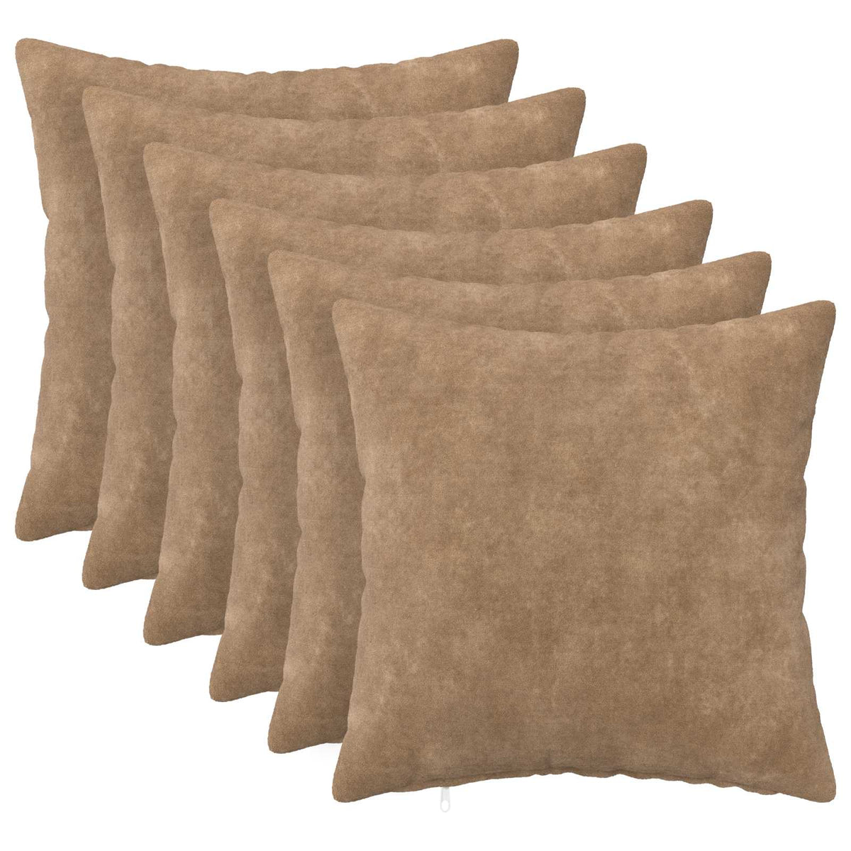vidaXL Poszewka na poduszkę 6 pcs HEERLEN Ciemnoszary 35 x 35 cm